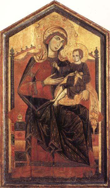 Guido da Siena Madonna and Child Enthroned